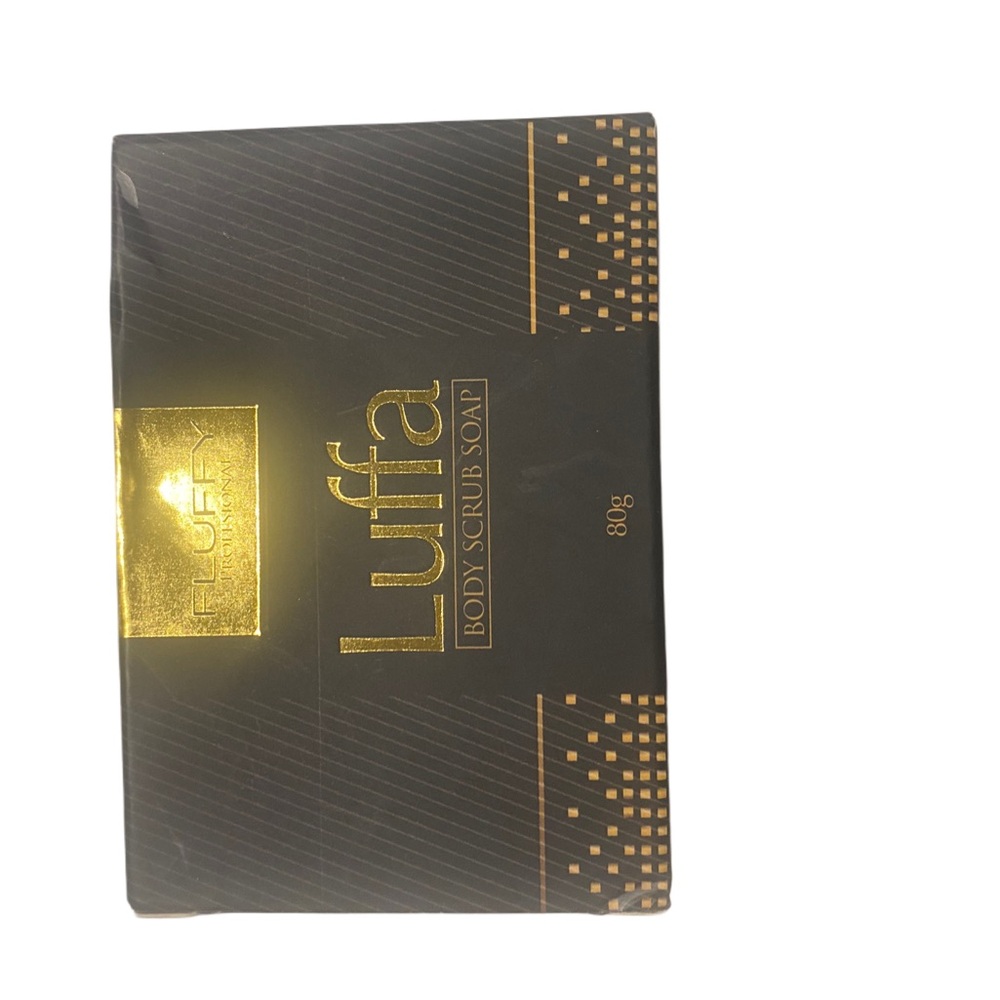 Body Scrub Soap - Black and Gold